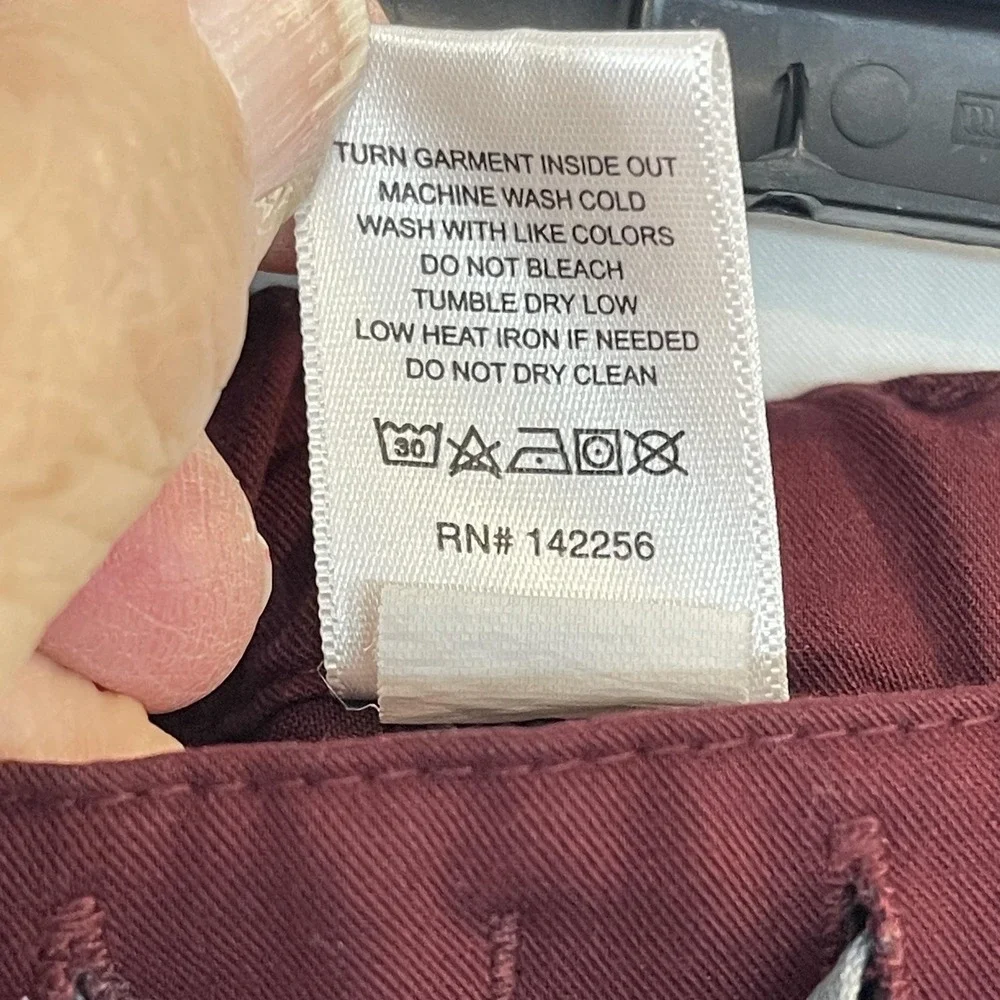 FIGS‎ Scrub Pants Mens Large Burgundy Technical Collection Drawstring FM4500